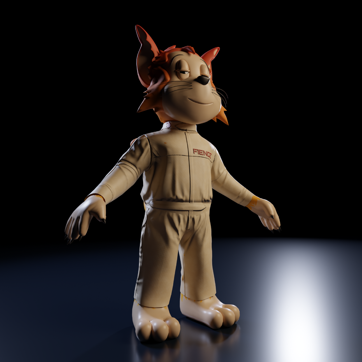3D Fiend front view